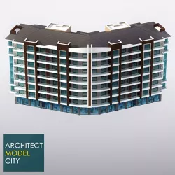Architectural Home 3d Model OC-02