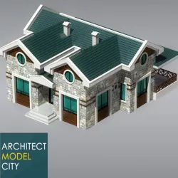 Architectural Home 3d Model OC-03