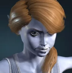 Blue Elf model obj