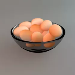 Bowl with Eggs