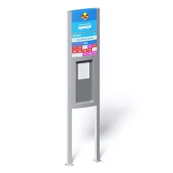 Bus Timetable 3D Model