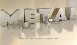 C4D V-Ray Metal Material