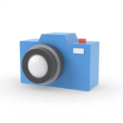 Camera simple design graphic cartoon