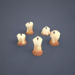 Candles (low poly)