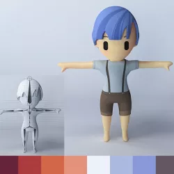 Cartoon Boy - Character.