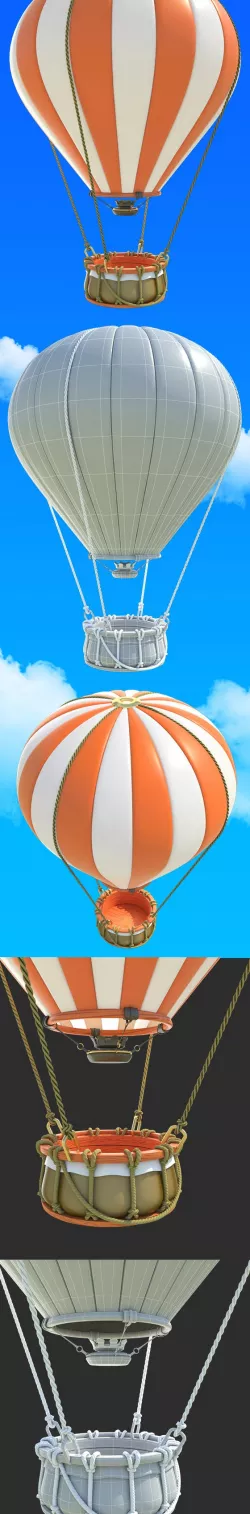 Cartoon Hot Air Balloon