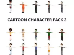Cartoon Man Character Pack2