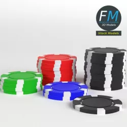 Casino Tokens Stacks