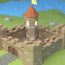 Castle low-poly