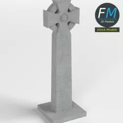 Celtic cross gravestone