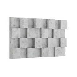 Concrete Wall Cubes 3D Model