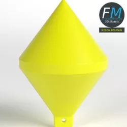 Conic marker buoy