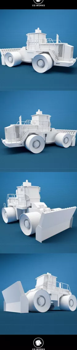 Construction machinery C4D & OBJ II