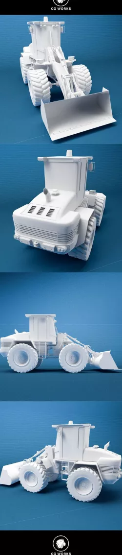 Construction machinery C4D & OBJ IV