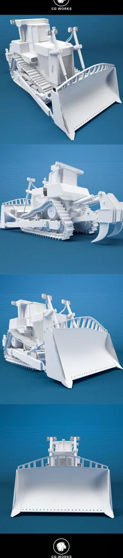Construction machinery C4D & OBJ IX