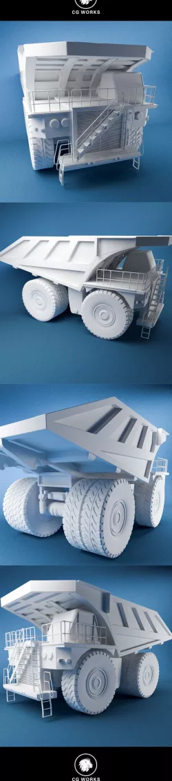 Construction machinery C4D & OBJ V