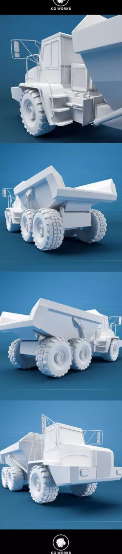 Construction machinery C4D & OBJ XIV
