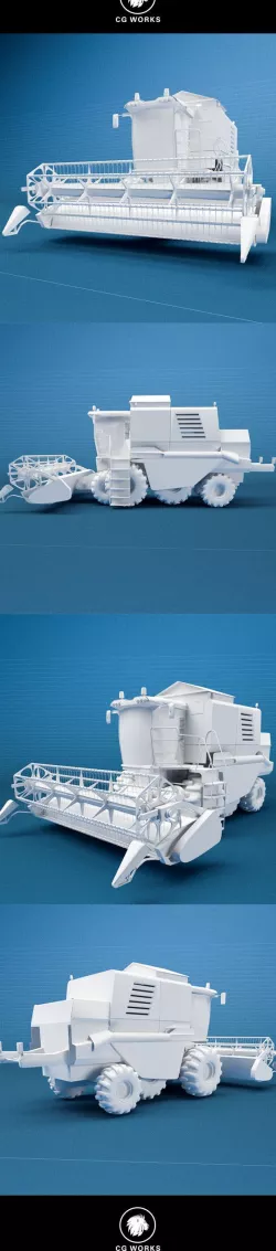 Construction machinery C4D & OBJ XX