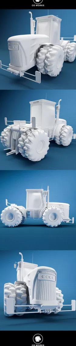 Construction machinery C4D & OBJ XXIII