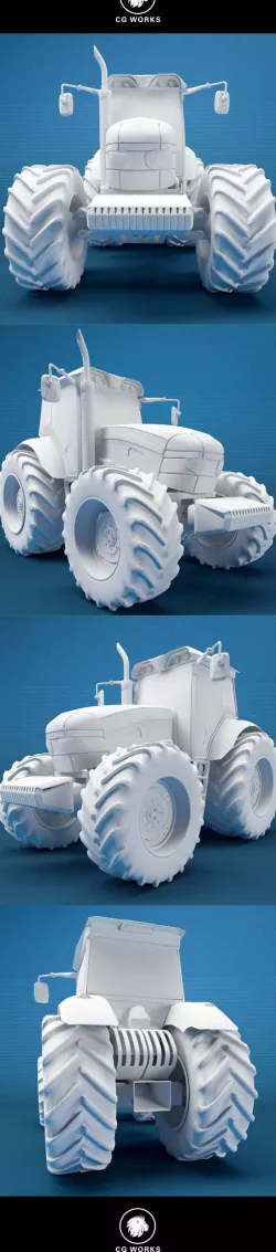 Construction machinery C4D & OBJ XXVI