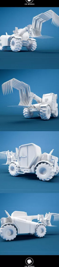 Construction machinery C4D & OBJ XXVII