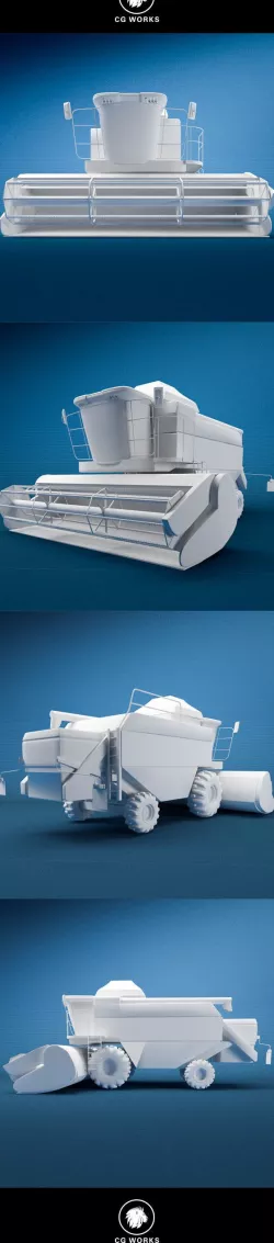 Construction machinery C4D & OBJ XXVIII