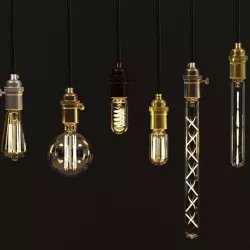 Decorative Edison LED bulb set E24 with Sockets
