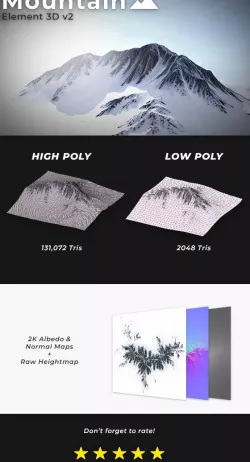 Element 3D Mountain Terrain