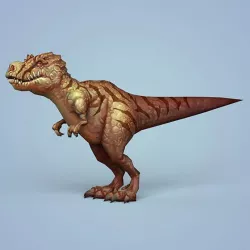 Fantasy Cartoon Dinosaur Trex