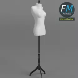 Female mannequin on stand