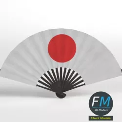 Folding hand fan