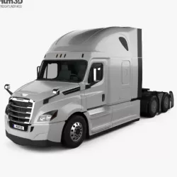 Freightliner Cascadia 126BBC 72 Sleeper Cab Raised Roof AeroX Tractor Truck 2018