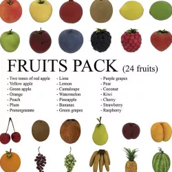 Fruits Pack - 24 fruits