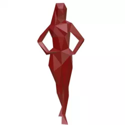 girl figure low poly