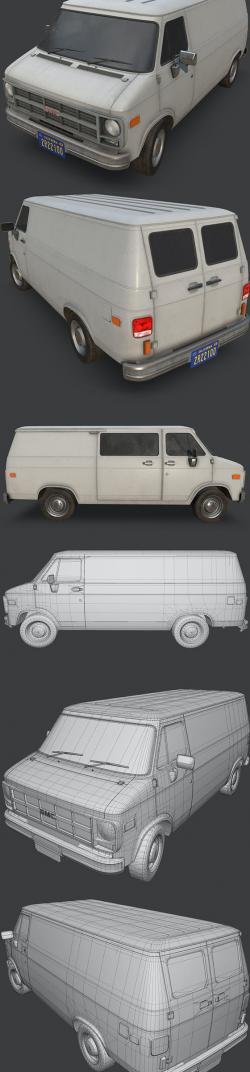 Gmc Delivery Van 3d Models 【 Stlfinder 0738