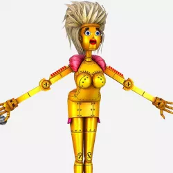Golden Musical Robot Drone - Babe G2