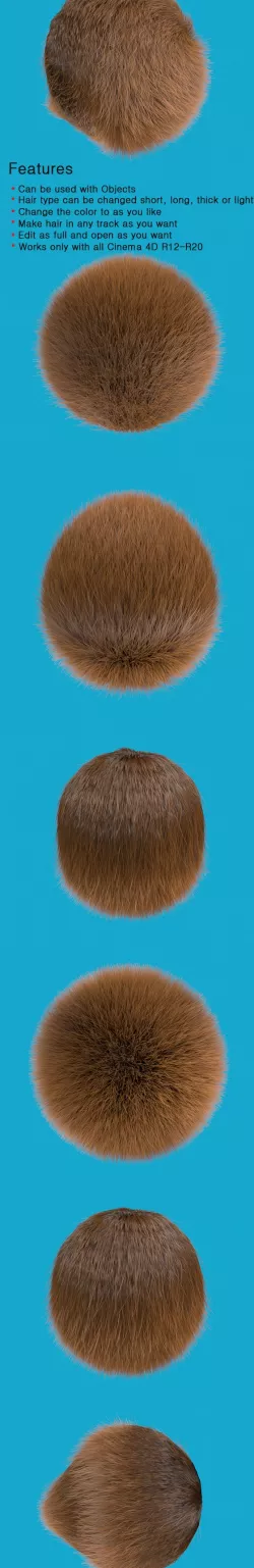 Hair Simulate " Full "