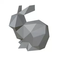hare figure low poly