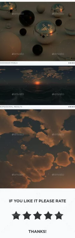High Resolution Sky HDRi Map 477