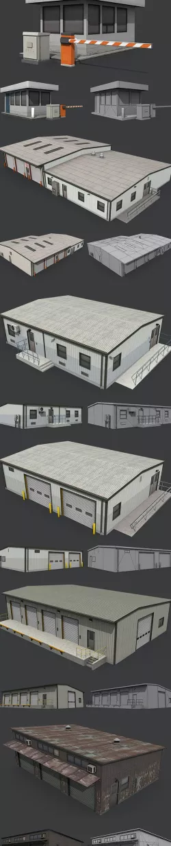 Industrial Buildings Pack