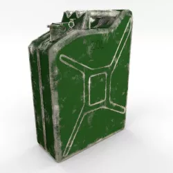 Jerry Can Low Poly Worn PBR