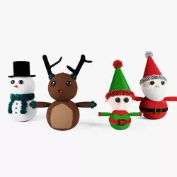 Knitted Christmas Decoration Collection