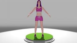 Lopoly 3d Models Female Sports