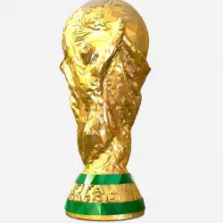 Low Poly Art FIFA World Cup Trophy