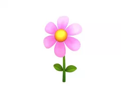 Low-poly Flower