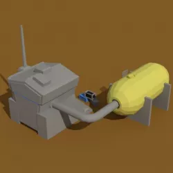 Low Poly Scifi Generator
