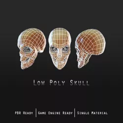 Low Poly Skull