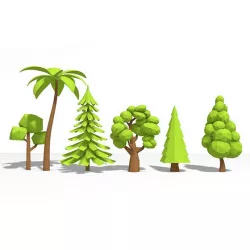 Lowpoly Trees