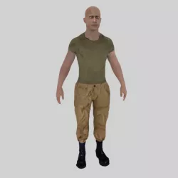 Male soldier base character