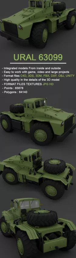 MAZ-538 - Full 3D Model